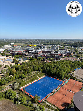 Blick vom Gasometer auf das CentrO